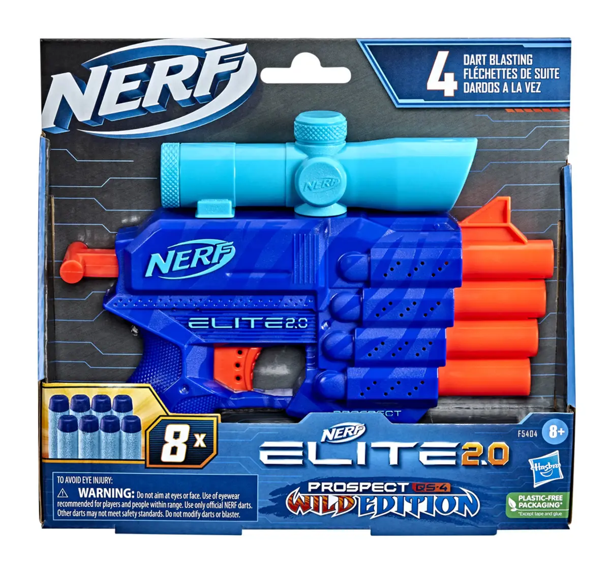 Hasbro Nerf Elite 2 0 Prospect Qs 4 Blaster Wild Edition Color Design