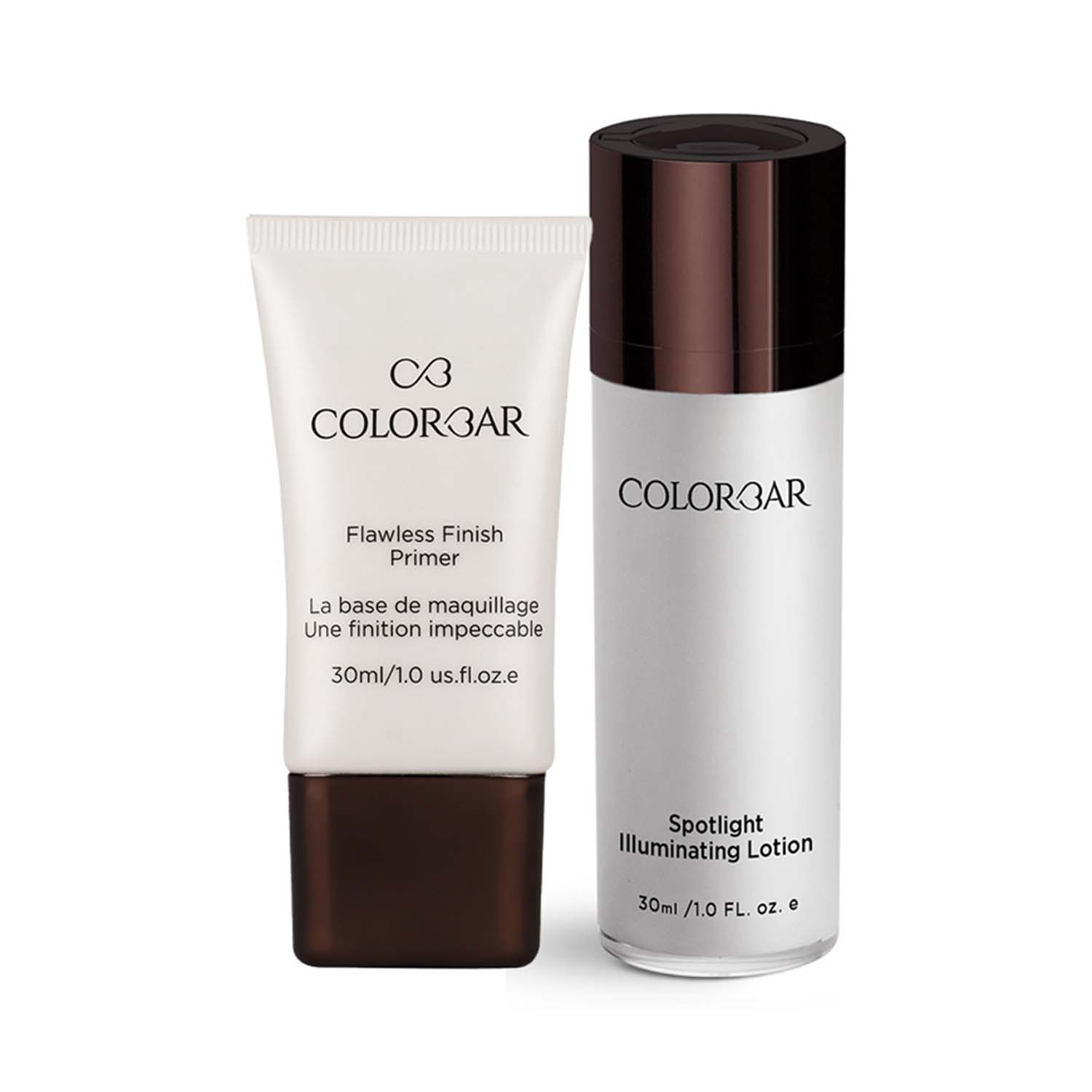 Colorbar | Colorbar Flawless Finish Primer + Spotlight Illuminating Lotion Combo