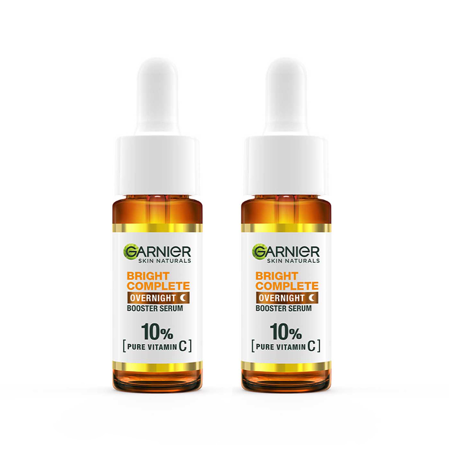 Garnier | Garnier Bright Complete Night Vitamin C Serum With 10% Vitamin C Combo (Pack of 2) (15 ml + 15 ml)