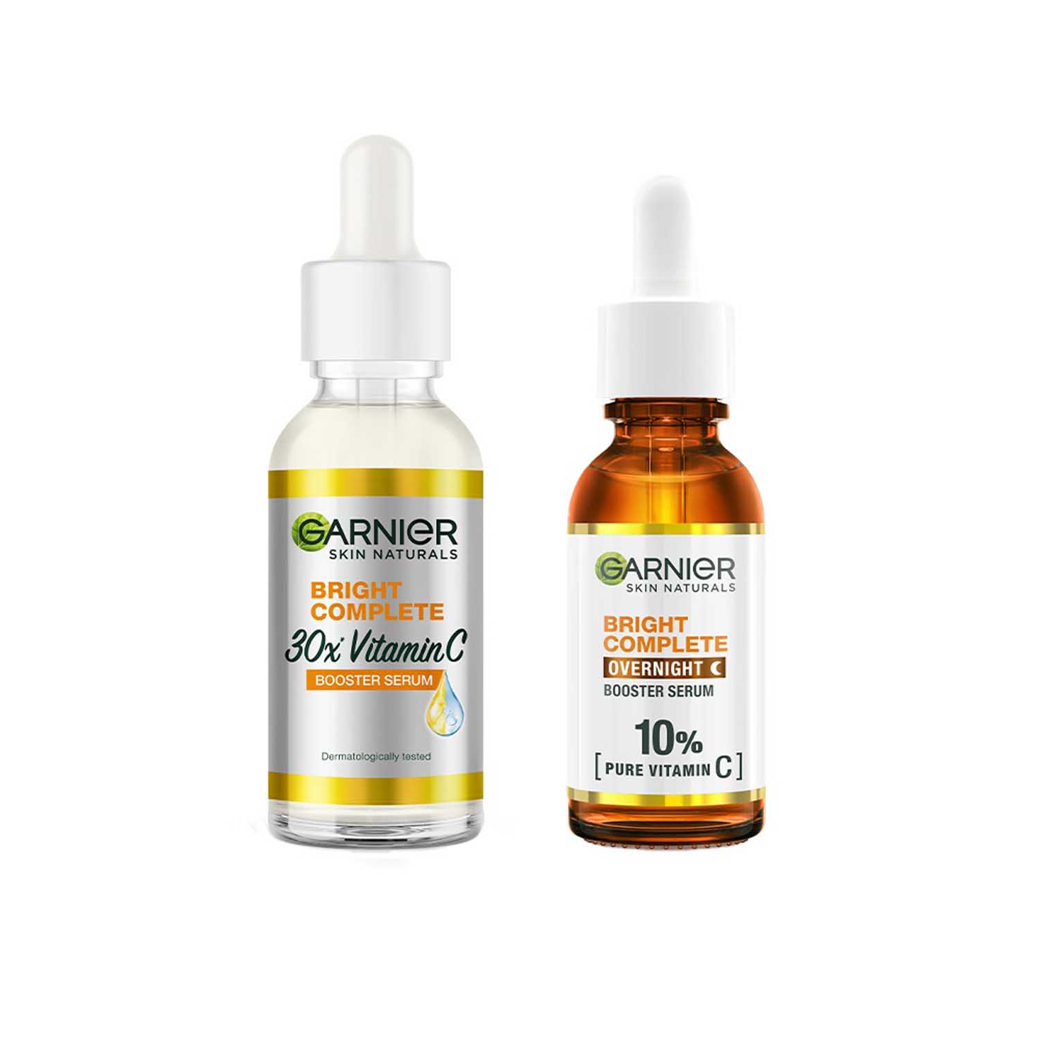 Garnier | Garnier 30X Vitamin C Day + 10% Vitamin C Night Serum Pack of 2 Combo (30 ml + 30 ml)