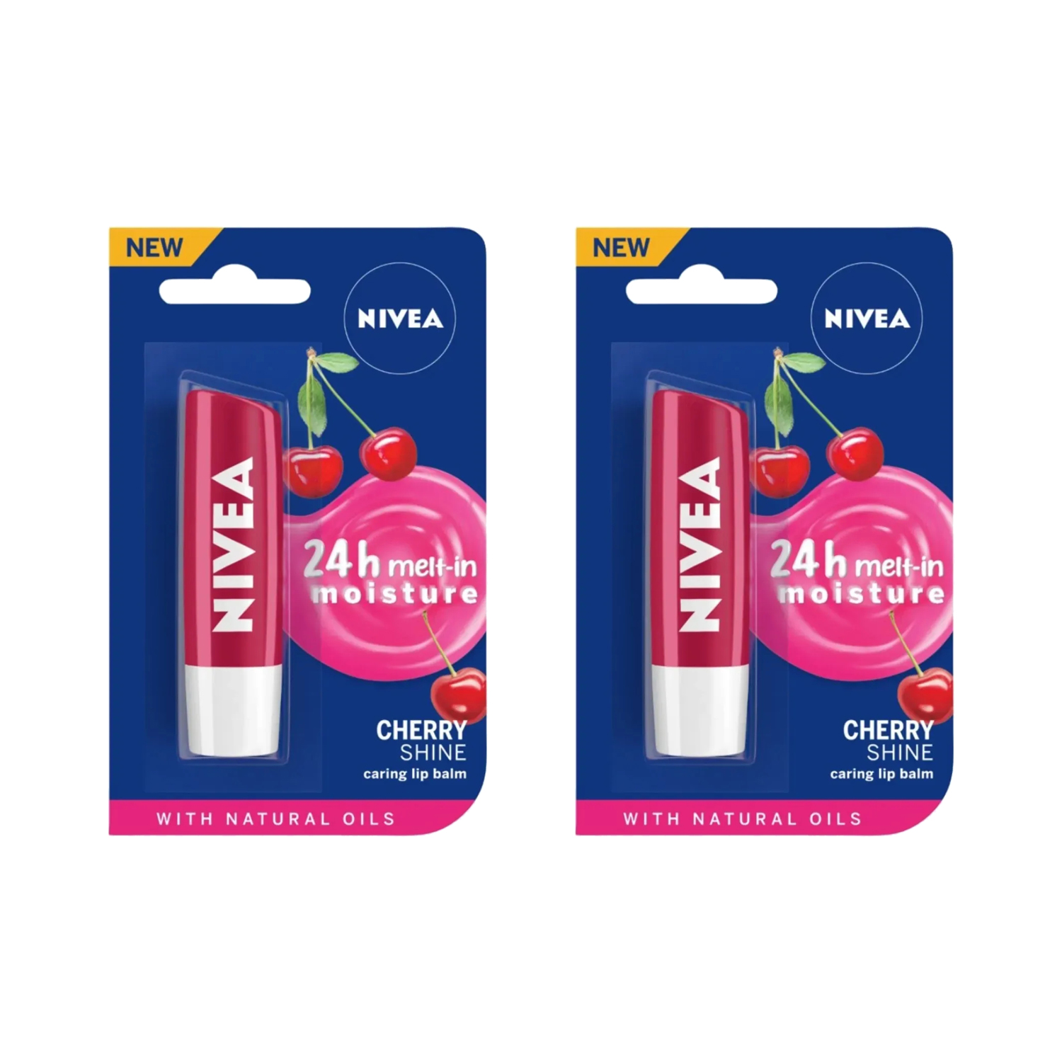 Nivea | Nivea Cherry Kiss Lip Care (4.8 g) (Pack Of 2) Combo