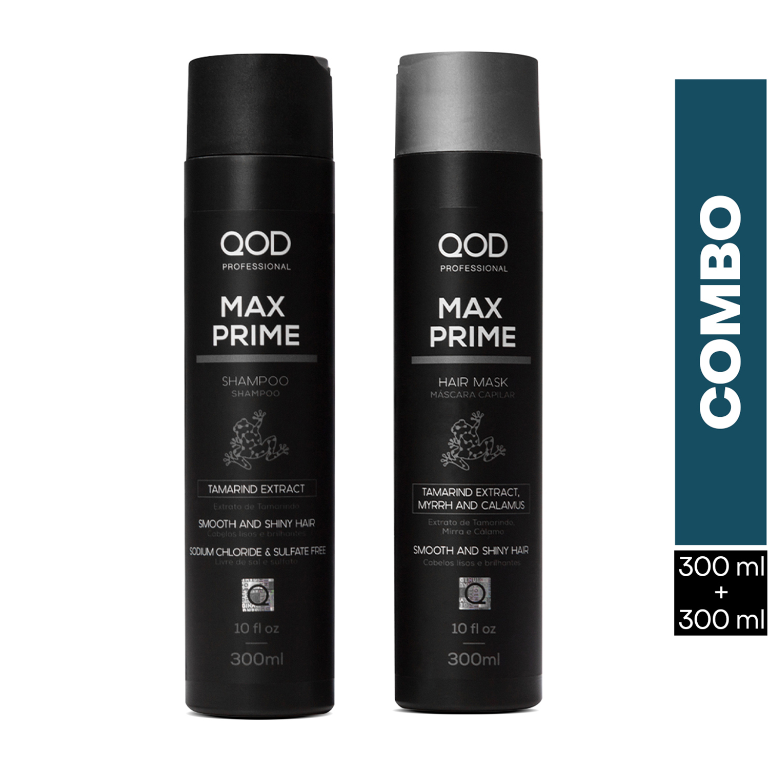 QOD Professional | QOD Professional Max Prime After Treatment Shampoo & Hair Mask (300ml) Combo