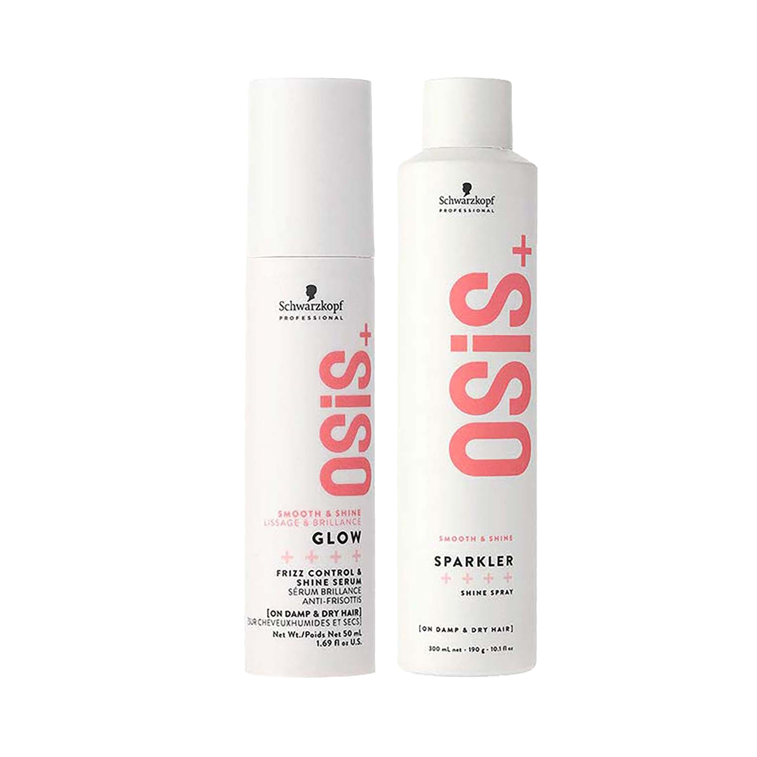 Schwarzkopf Professional | Schwarzkopf Professional Osis+ Glow Serum (50 ml) and Sparkler (300 ml) Combo