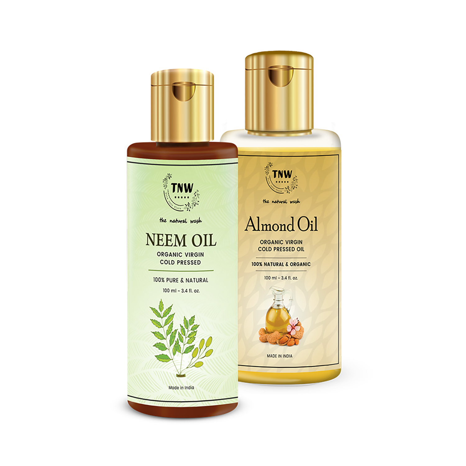 TNW The Natural Wash | TNW - The Natural Wash Almond Oil and Neem Oil Combo