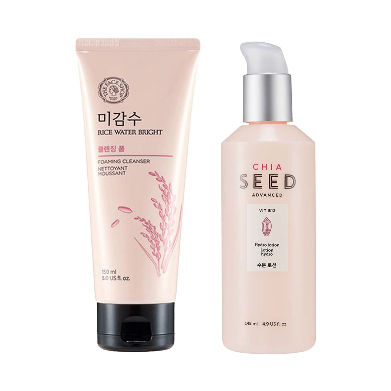 The Face Shop | The Face Shop Hydro Bright Foam and Lotion Combo