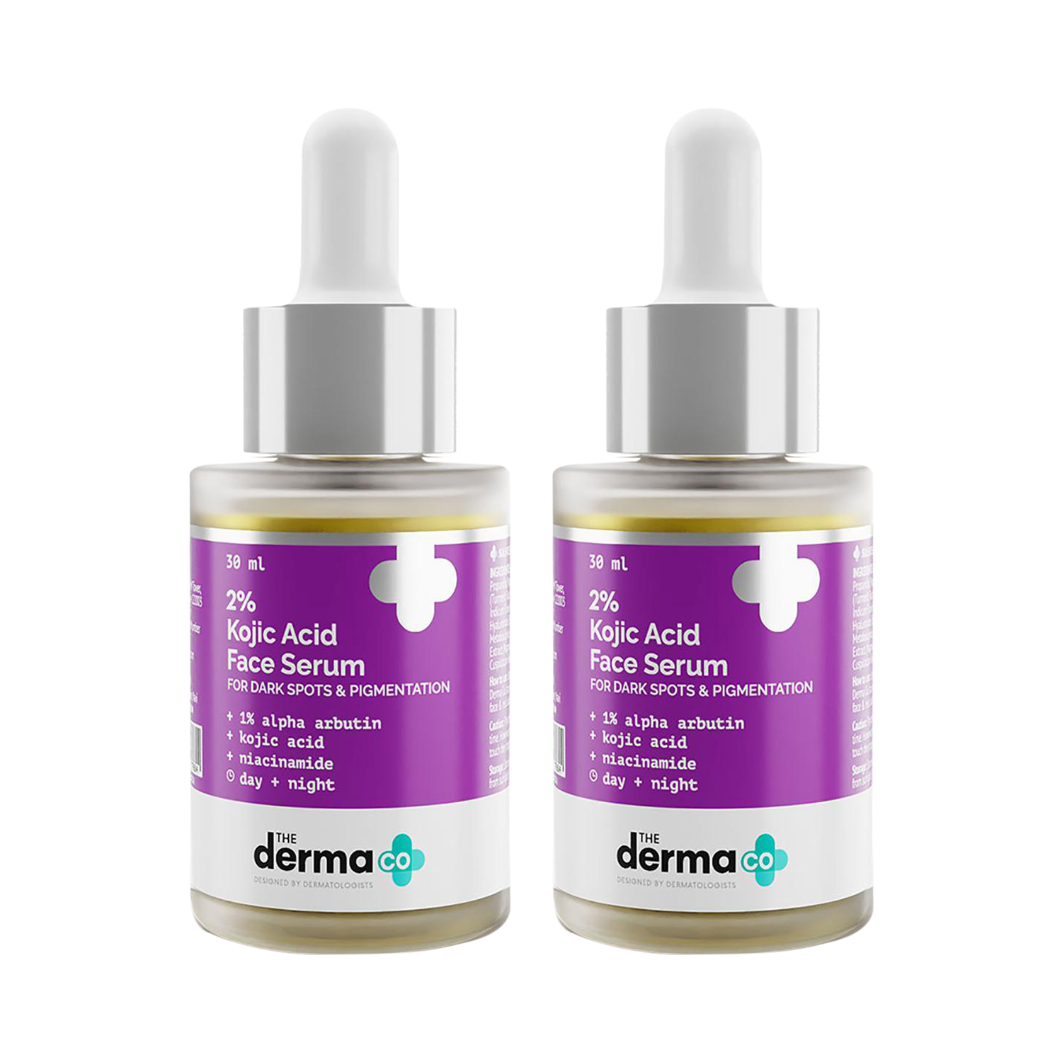 The Derma Co | The Derma Co 2% Kojic Acid Face Serum Combo Pack of 2 (30ml)