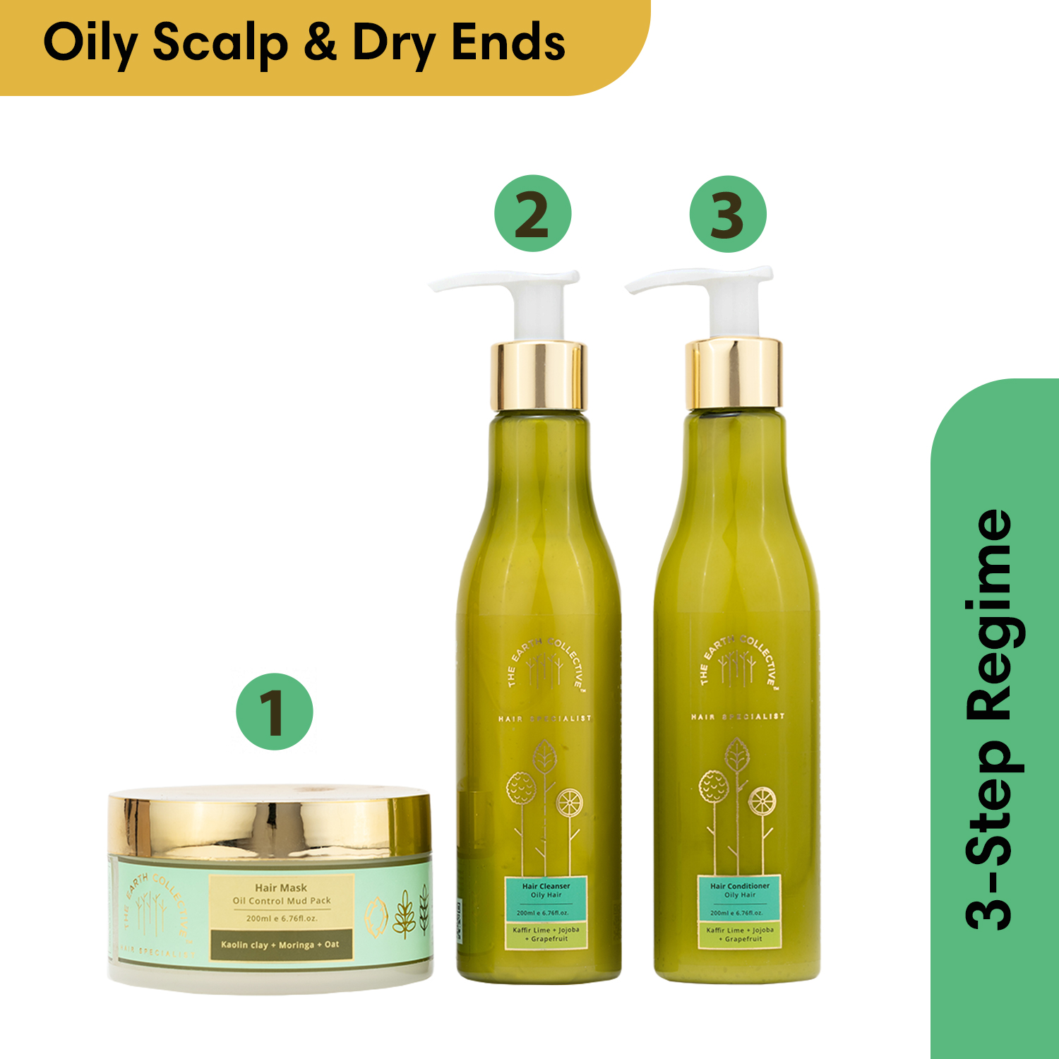 The Earth Collective | The Earth Collective Oily Scalp Regime Combo