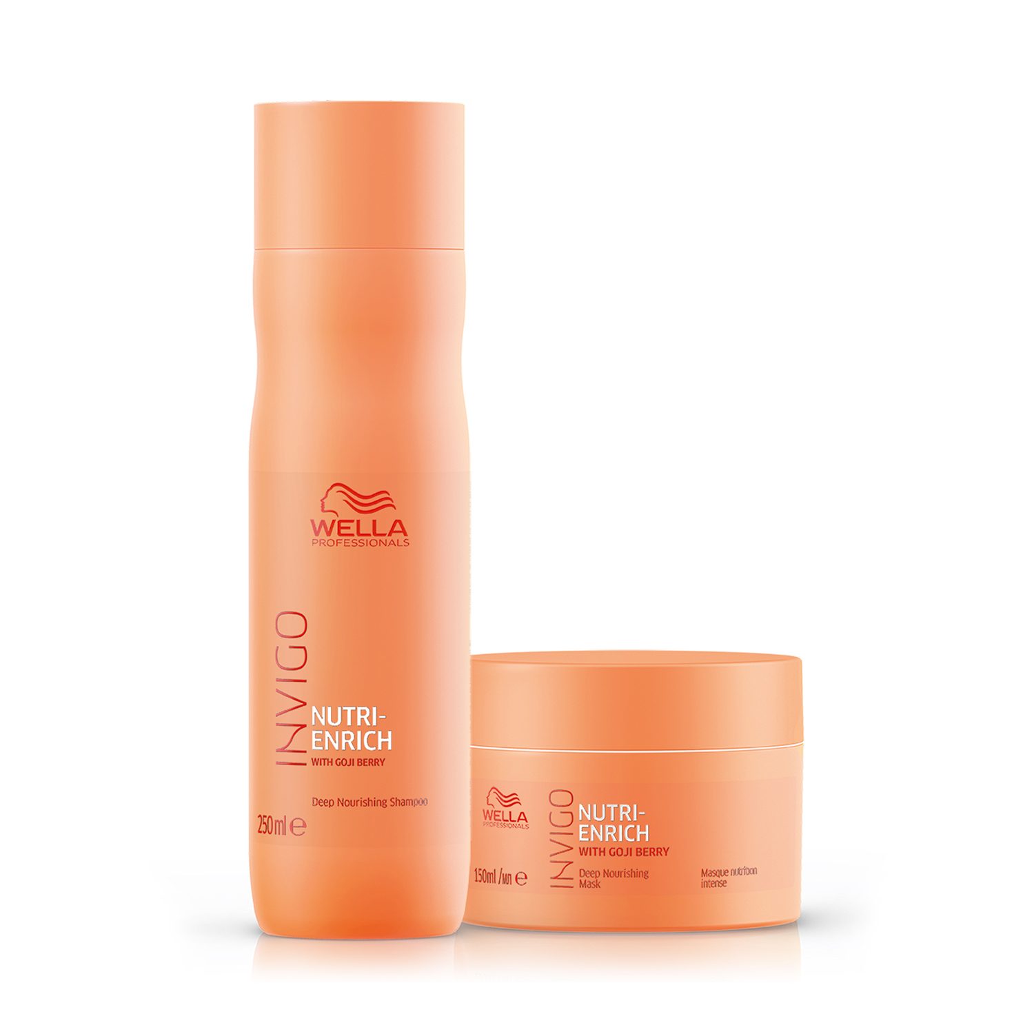 Wella Professionals | Wella Professionals Invigo Nutri enrich Shampoo (250 ml) and Mask (150 ml) for dry and damaged hair