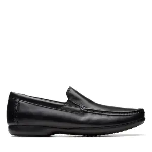 Buy Clarks Finer Sun Black Leather for Men Online Clarks Shoes India