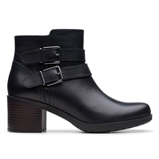 Buy Clarks Hollis Pearl Black Leather for Women Online Clarks Shoes India