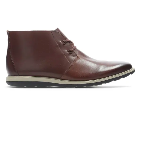 Buy Clarks Glaston Mid British Tan Lea for Men Online | Clarks