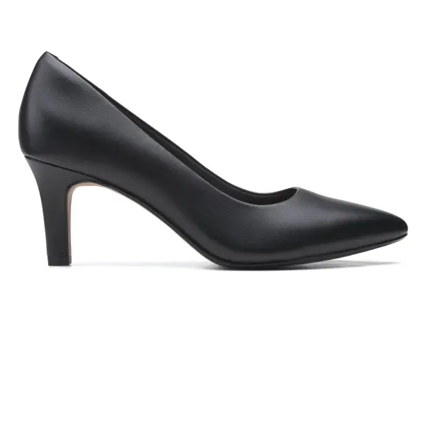 Illeana Tulip Black Leather