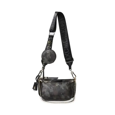 Steve Madden Besther Padlock Cross-body Bag in Black