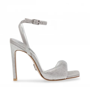 Ivory T-strap Heels with Crystals & Pearls | Bella Belle