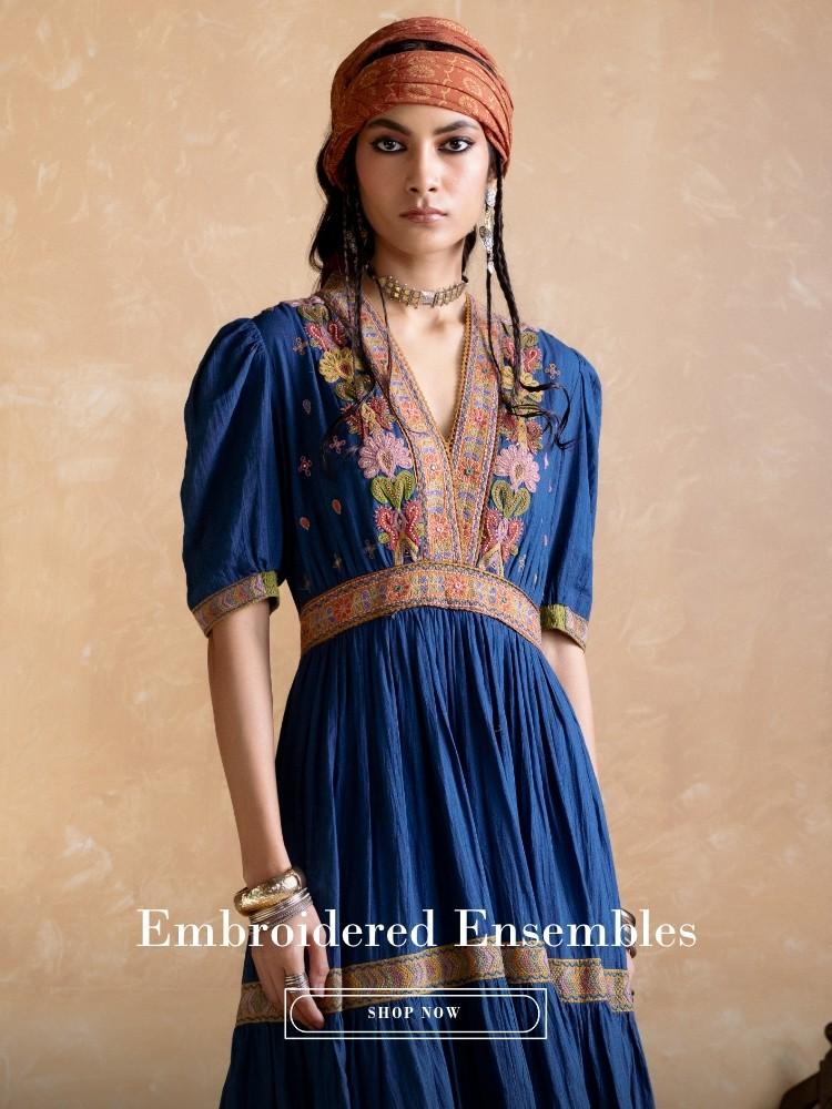 Shop Designer Dresses, Suits, Sarees & More