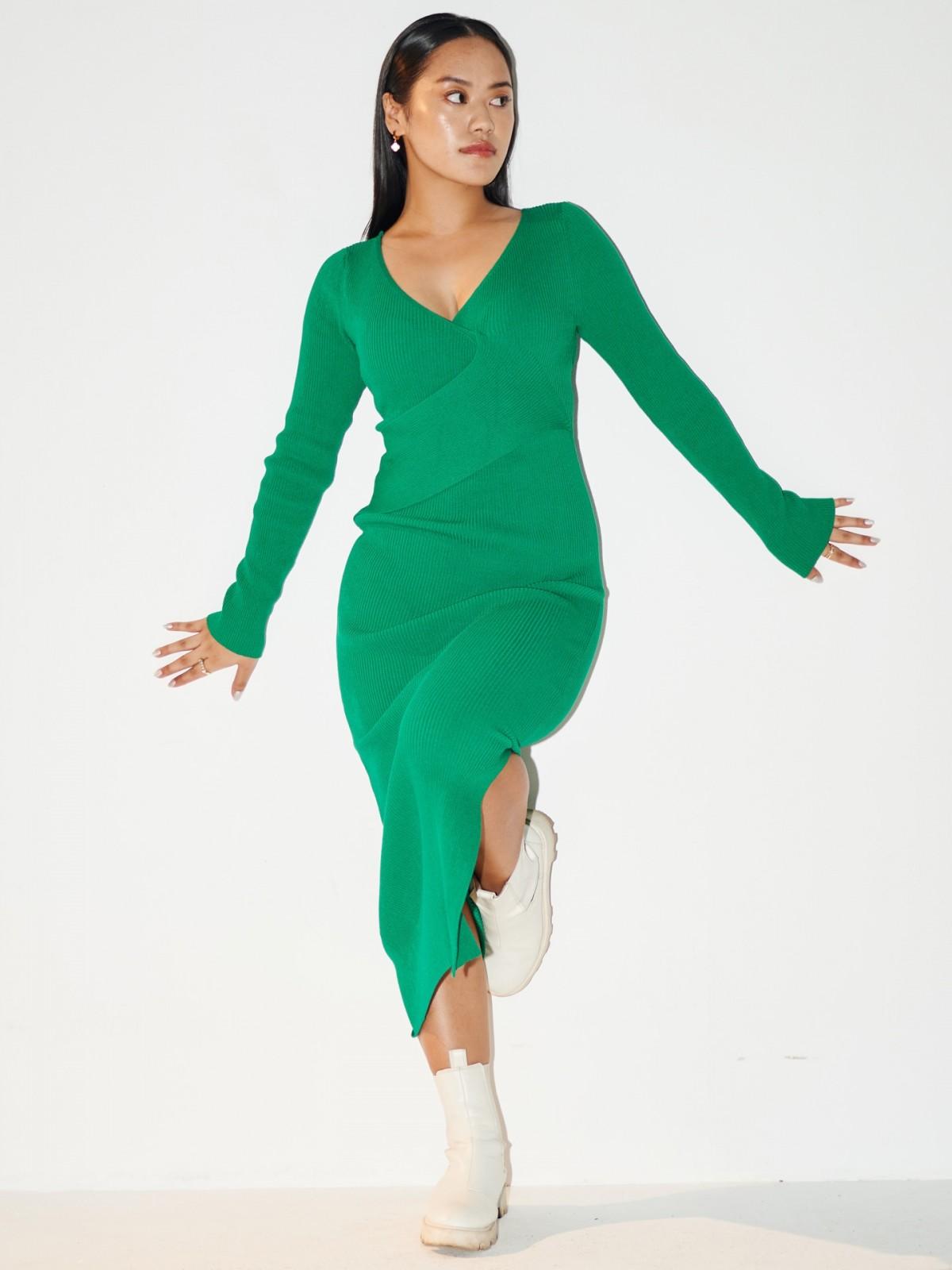 Emerald Green Leisure Basics Bodycon Dress
