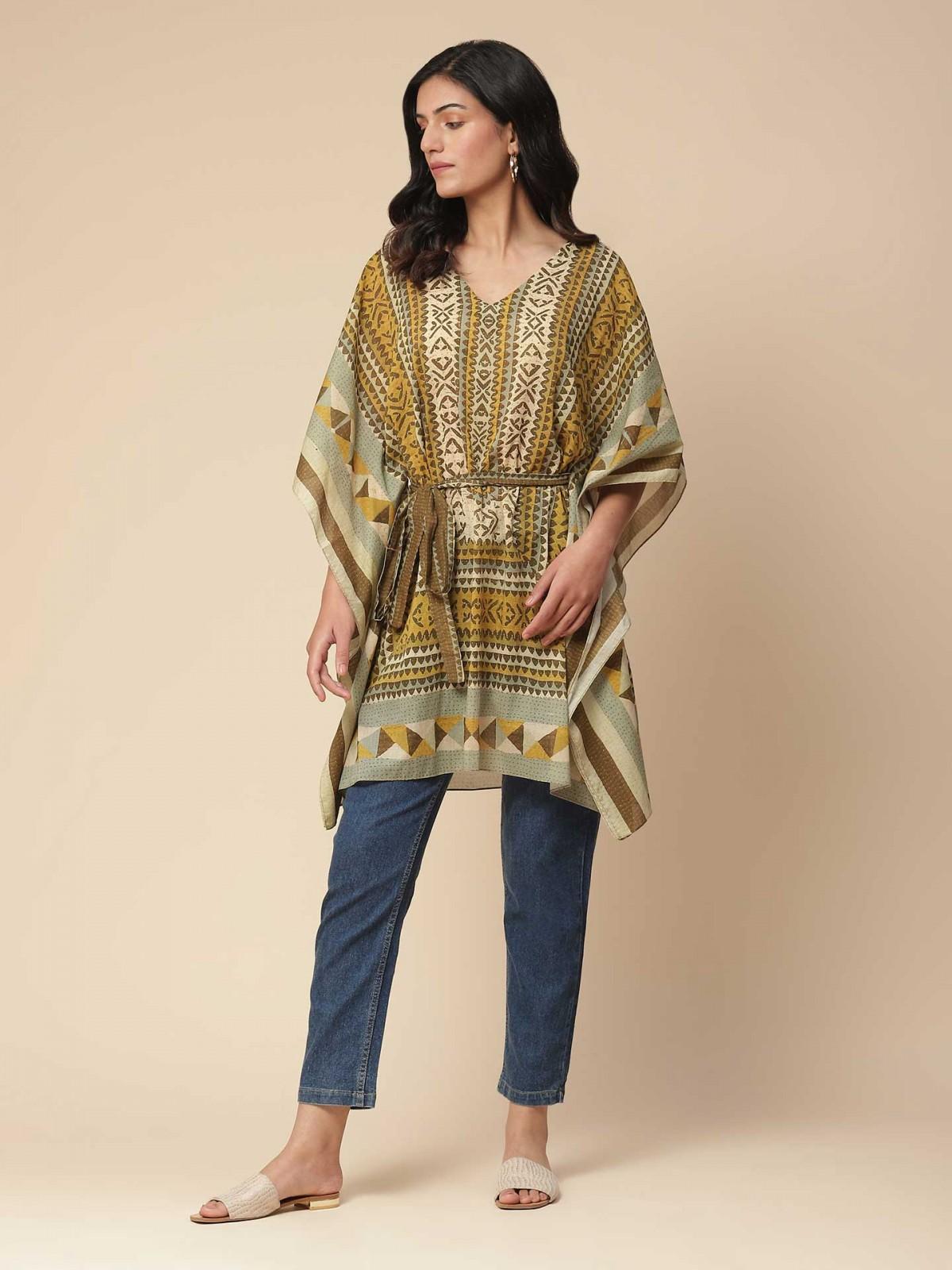 Olive Bani Kaftan Dress