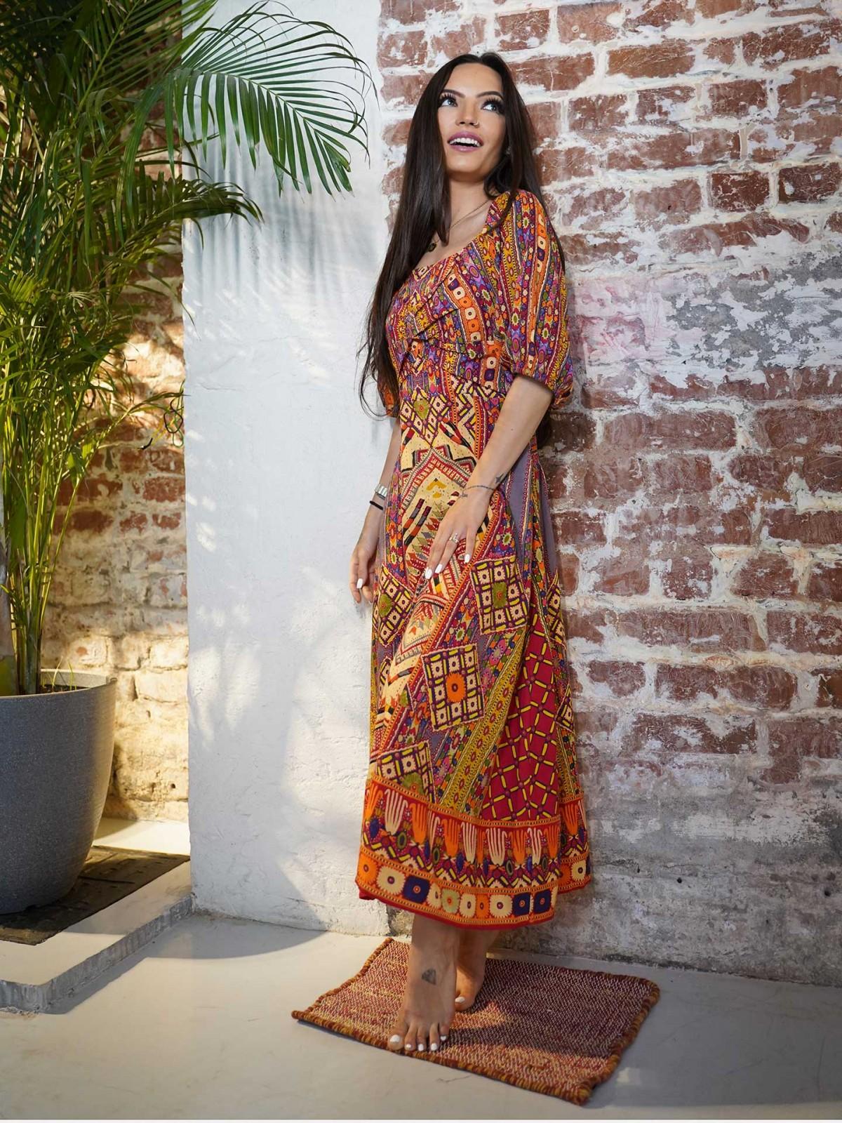 Yellow Willow Long Dress