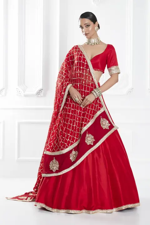 Pink South Indian Lehenga Saree, Party Wear at Rs 1389 in Surat | ID:  23983599155