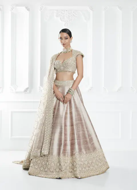 manushi_chhillar 🤍 Wearing our silver metallic wave lehenga saree paired  with our silver metallic abstract geometric bustier. Styled by … | Instagram