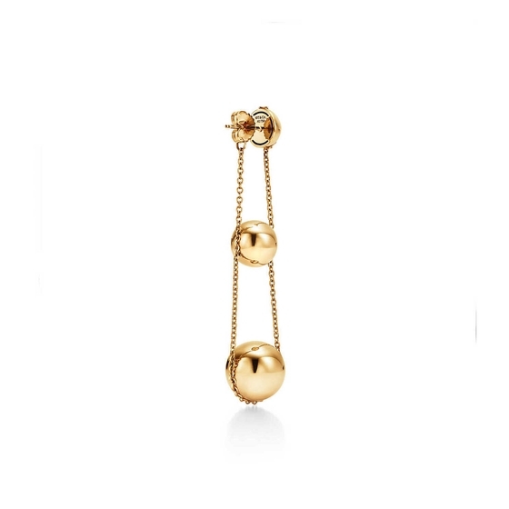 Tiffany Hardwear Triple Drop Earrings in 18K Gold