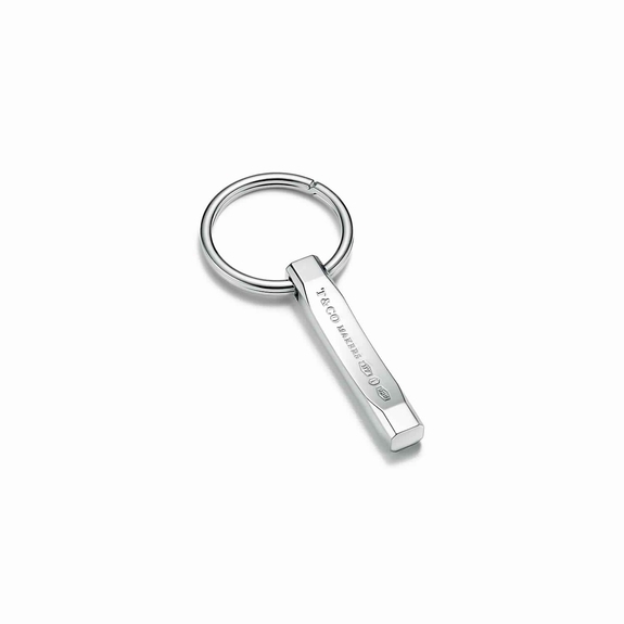 Makers Bar Key Ring in Sterling Silver