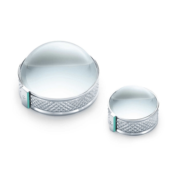 Silver Magnifying Paperweights