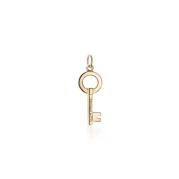 Modern Keys Open Round Key Pendant