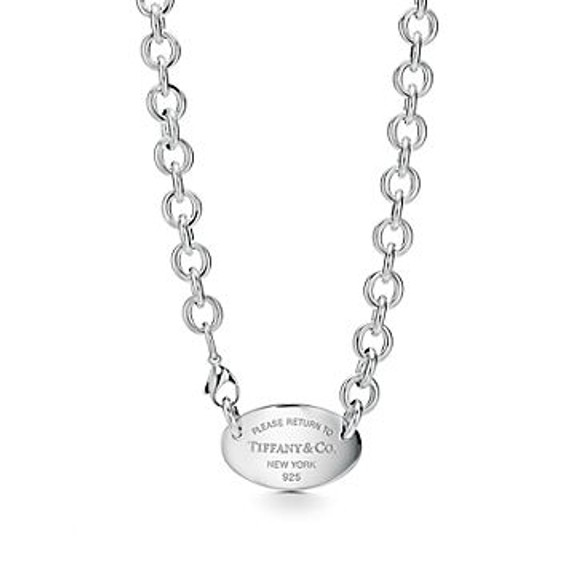 Oval Tag Necklace