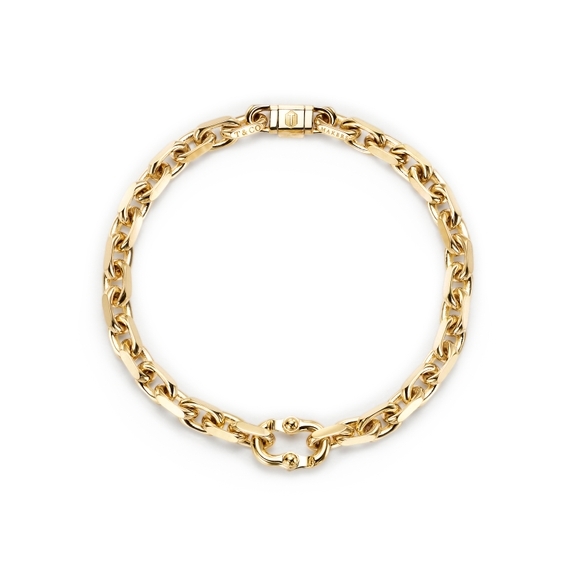 Makers Narrow Chain Bracelet in 18k Gold