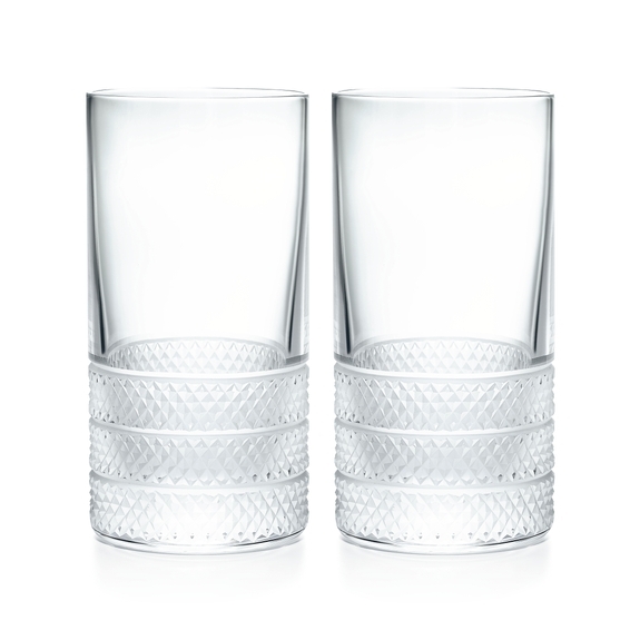 Highball Glasses in Clear Lead Crystal