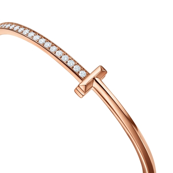 T1 Narrow Diamond Hinged Bangle
