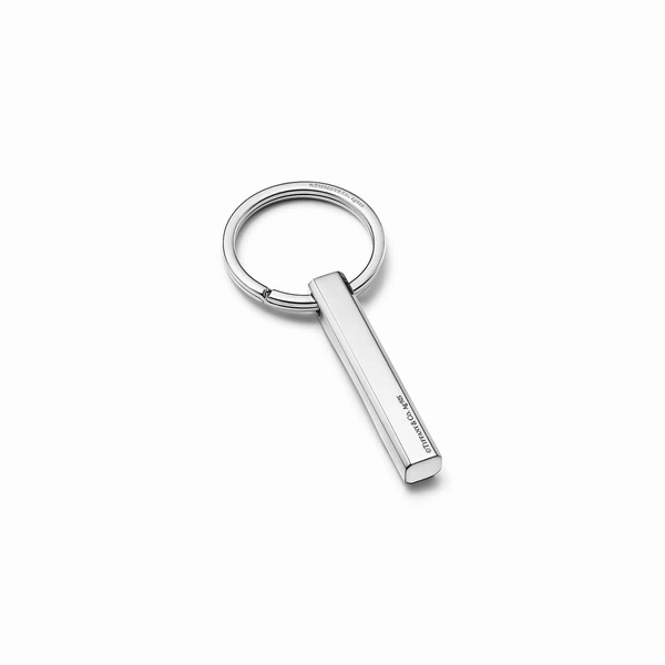 Makers Bar Key Ring in Sterling Silver