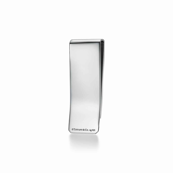 Makers Concave Money Clip in Sterling Silver