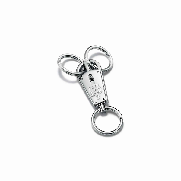 Makers Valet Key Ring in Sterling Silver and Stainless Steel