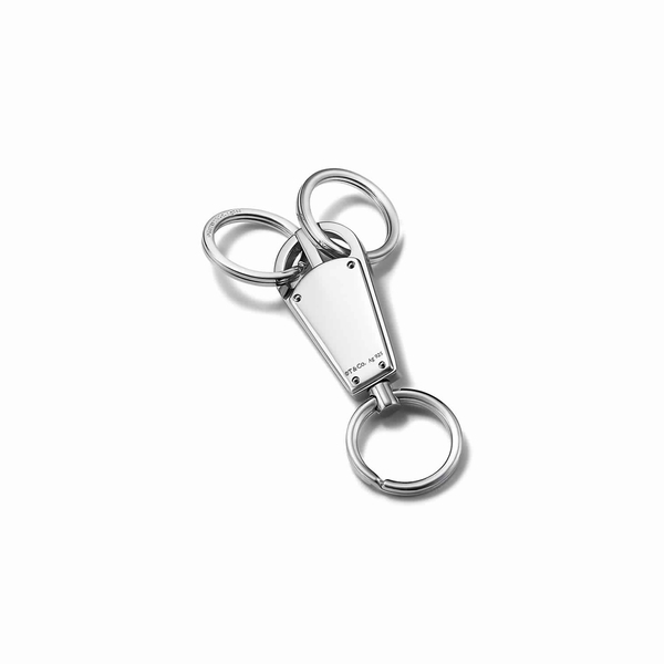 Makers Valet Key Ring in Sterling Silver and Stainless Steel