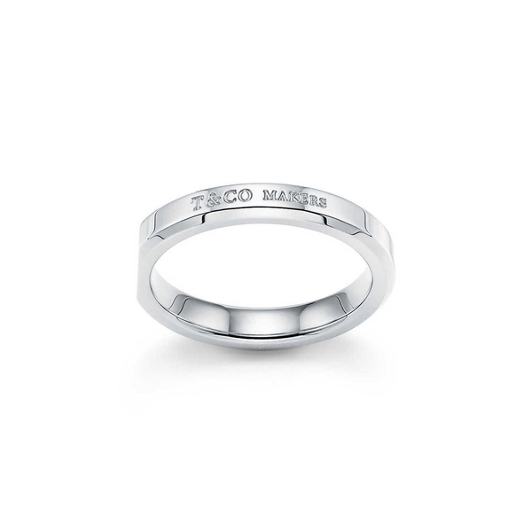 Makers Narrow Slice Ring in Sterling Silver