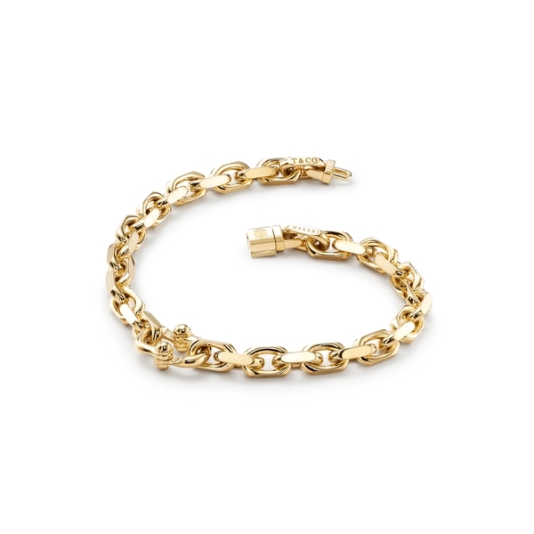 Makers Narrow Chain Bracelet in 18k Gold