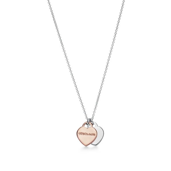 Double Heart Tag Pendant