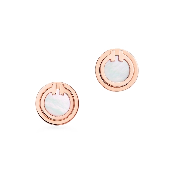 Mother-of-pearl Circle Earrings