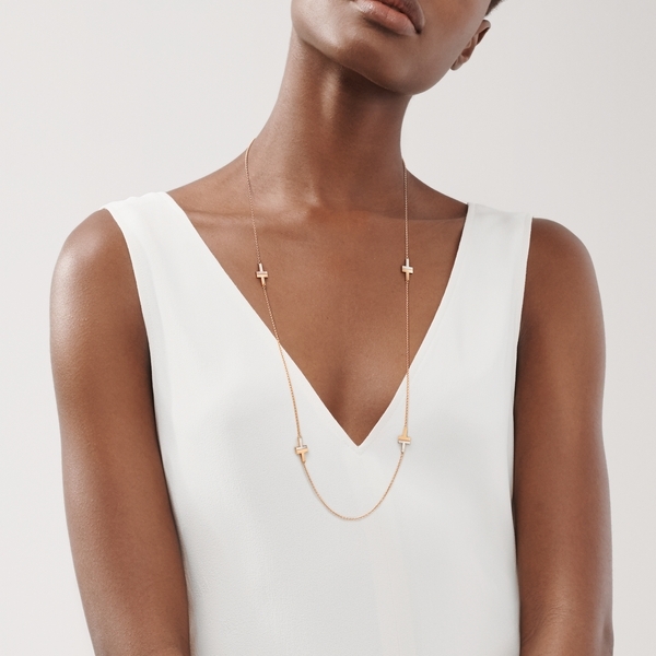 Mother-of-pearl Station Necklace
