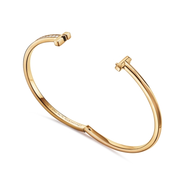 T1 Narrow Diamond Hinged Bangle