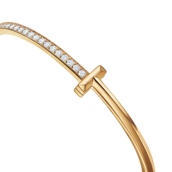 T1 Narrow Diamond Hinged Bangle