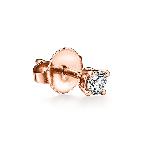 Tiffany Solitaire Diamond Earrings
