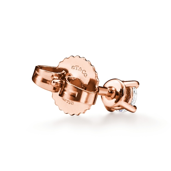 Tiffany Solitaire Diamond Earrings