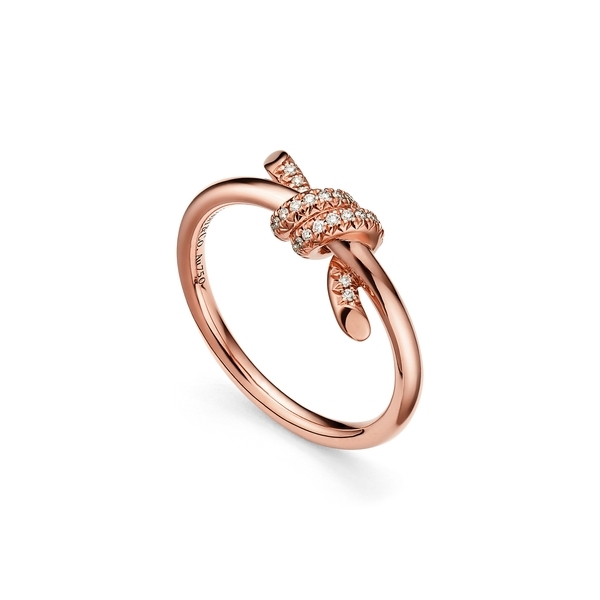 Ring in Rose Gold with Diamonds