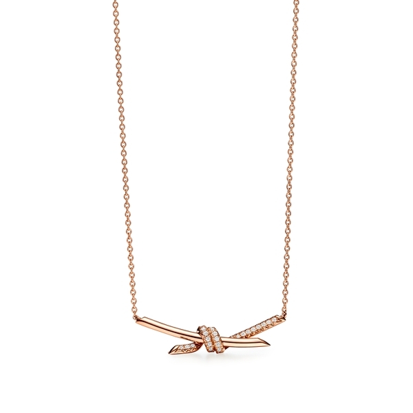 Pendant in Rose Gold with Diamonds