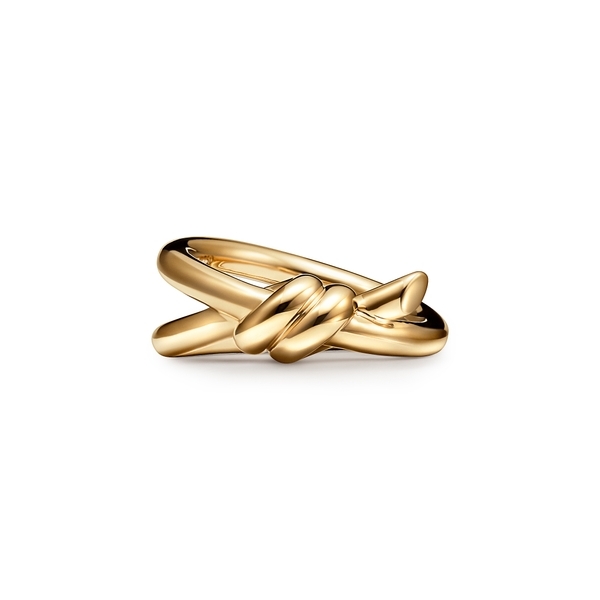Double Row Ring in Yellow Gold