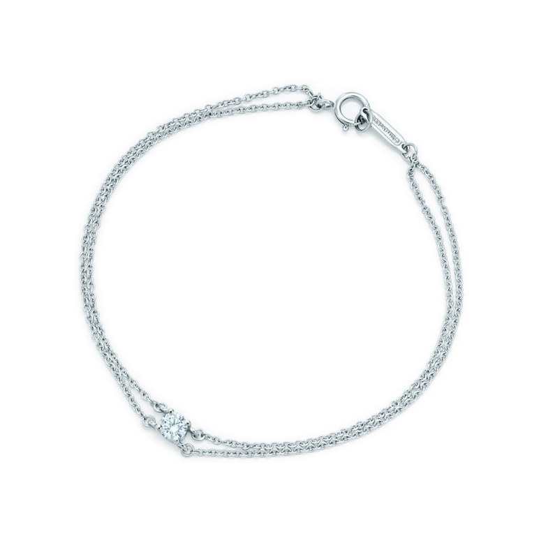 Tiffany T diamond hinged wire bangle in 18k gold medium  Tiffany  Co