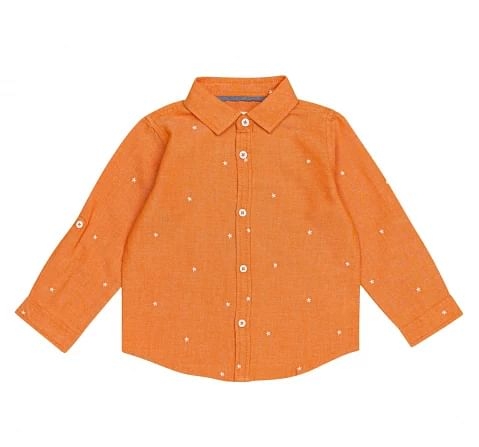 H by Hamleys Boys Full Sleeves Shirt Coral All Over Print-Coral